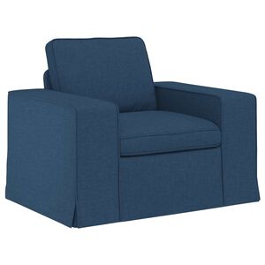 vidaXL Sof&aacute; Azul 103 x 80 x 82 cm tecido
