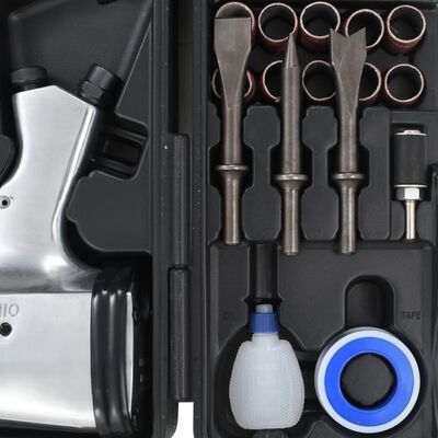 vidaXL Kit de ferramentas pneumáticas 70 pcs