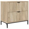 vidaXL Mesa-de-cabeceira Carvalho sonoma 63.5 x 36 x 61 cm