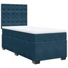 vidaXL Cama boxspring com colch&atilde;o 90x190 cm veludo azul