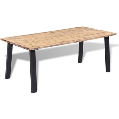 vidaXL Mesa de jantar, madeira de acácia sólida, 180 x 90cm