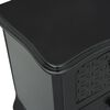 vidaXL Mesa de cabeceira 43x32x65 cm MDF preto