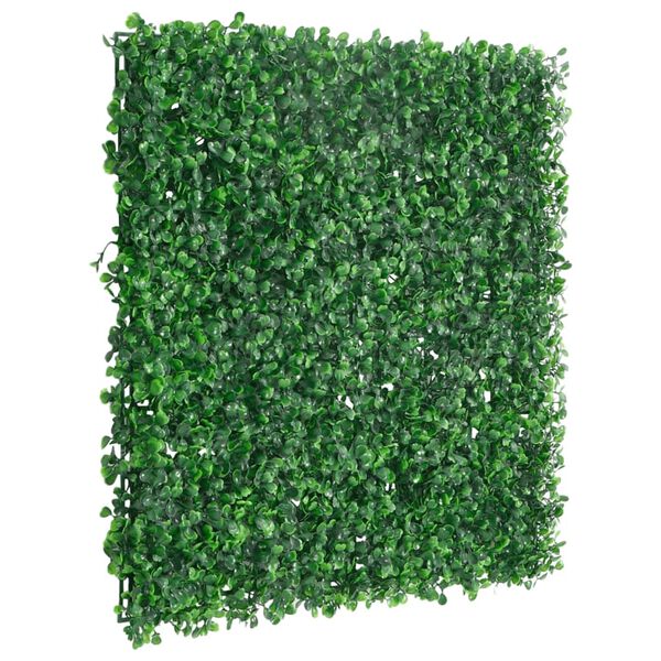 vidaXL Veda&ccedil;&atilde;o de arbusto artificial&nbsp;24 pcs 50x50 cm verde