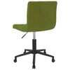 vidaXL Cadeiras de jantar girat&oacute;rias 2 pcs veludo verde-claro
