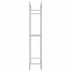 vidaXL Suporte para lenha 80x28x154 cm a&ccedil;o inoxid&aacute;vel