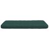 vidaXL Almofadas de Assento 4 pcs Verde Escuro 40 x 40 x 3 cm tecido