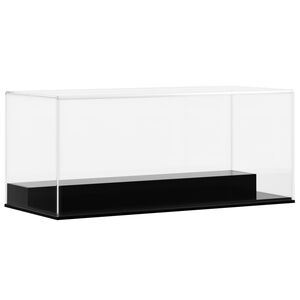 vidaXL Caixa de exposi&ccedil;&atilde;o 19,5x8,5x8,5 cm acr&iacute;lico transparente
