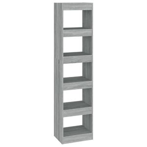 vidaXL Estante/divis&oacute;ria 40x30x166 cm cor sonoma cinza