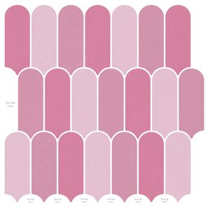 vidaXL Azulejo de Pena 20 pcs Rosa 30 x 30 cm Poliuretano e PET