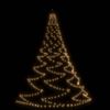 vidaXL &Aacute;rvore de Natal parede 720 luzes LED 5 m int/ext branco quente