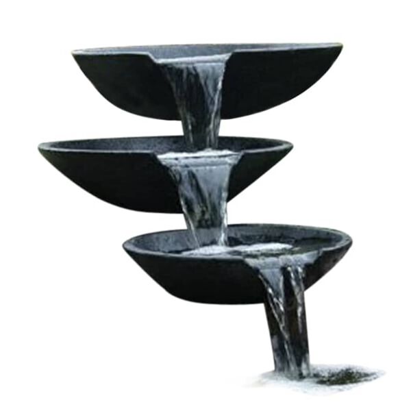 Ubbink Conchas cascata para jardim com bomba 35/45/55 cm