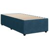 vidaXL Cama boxspring com colch&atilde;o 90x190 cm veludo azul