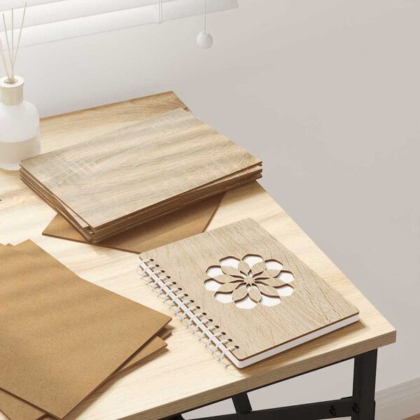 vidaXL Pain&eacute;is de Decora&ccedil;&atilde;o 150 pcs Carvalho Sonoma 21 x 30 x 0,27 cm