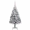 vidaXL &Aacute;rvore de Natal Artificial Branco 180 cm PVC, A&ccedil;o e Pl&aacute;stico