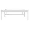 vidaXL Estrutura de cama 80x200 cm metal branco