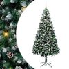 vidaXL &Aacute;rvore de Natal Artificial Verde 240 cm PVC, A&ccedil;o e Pl&aacute;stico