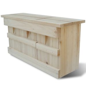 Caixa-Ninho para Pardais 44 x 15,5 x 21,5 cm