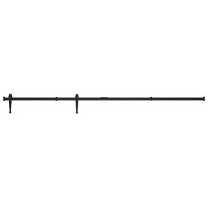 vidaXL Mini kit para arm&aacute;rio deslizante a&ccedil;o carbono 183 cm