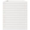 vidaXL Vaso/floreira de jardim 70x40x49,5 cm pinho maciço branco