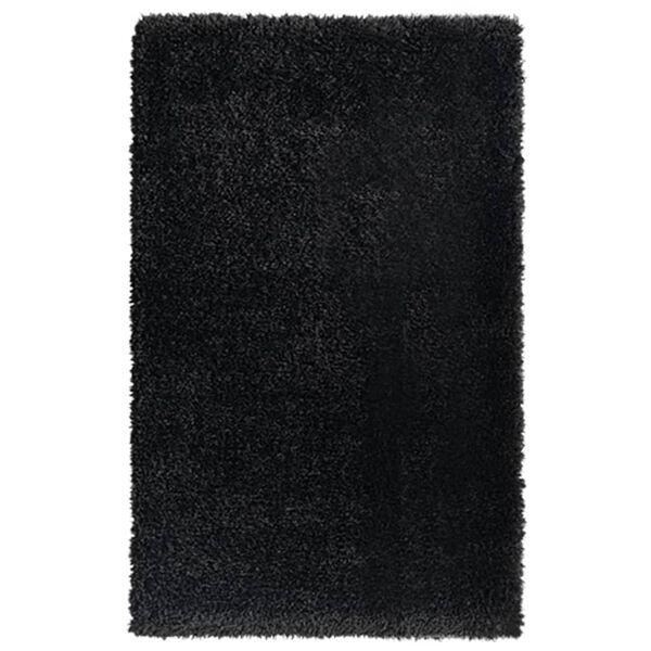 vidaXL Tapete shaggy de pelo alto com 50 mm 200x290 cm preto