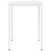 vidaXL Mesa de bar Branco 110 x 55 x 105 cm Madeira de Pinheiro S&oacute;lida