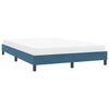 vidaXL Estrutura de cama sem colch&atilde;o 160x210 cm veludo azul