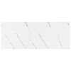 vidaXL Prateleira de Parede 2 pcs M&aacute;rmore Branco 60 x 23,5 x 4 cm
