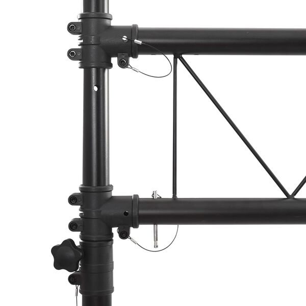 vidaXL Sistema de ilumina&ccedil;&atilde;o port&aacute;til em viga com dois trip&eacute;s 3 m