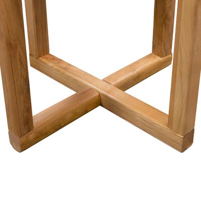 vidaXL Mesa de apoio 40x50 cm madeira carvalho maciça