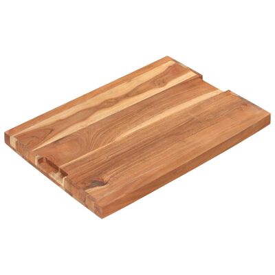 vidaXL Tábua de cortar 60x40x4 cm madeira de acácia maciça