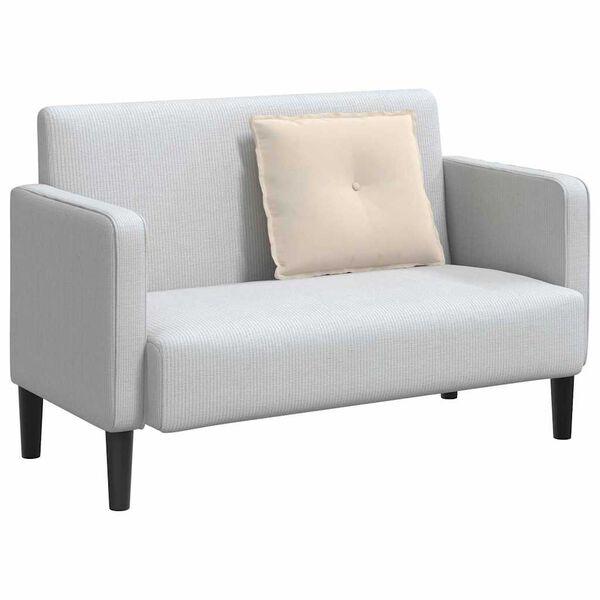 vidaXL Travesseiro para Costas Bege 60 x 50 cm Tecido de Microfibra