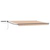 vidaXL Toldo Retr&aacute;til El&eacute;trico Azul, Laranja, Antracite 4,5 &times; 3 m