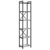 vidaXL Estante 40 x 30 x 189,5 cm Derivados de Madeira Sonoma cinzento