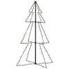 vidaXL &Aacute;rvore de Natal em cone 160 LEDs 78x120 cm interior e exterior