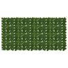 vidaXL Tela de Varanda com Folhas Verde 200 x 100 cm