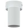 vidaXL Foco de teto com holofotes Branco 6,5 x 6 x 11,5 cm Metal