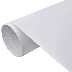 vidaXL Pel&iacute;cula para carro 100x150 cm branco mate