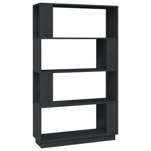 vidaXL Estante/divis&oacute;ria 80x25x132 cm pinho maci&ccedil;o cinza