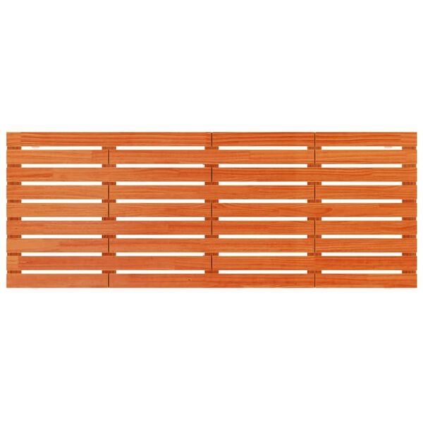 vidaXL Cabeceira de parede 166x3x63 cm madeira de pinho maci&ccedil;a
