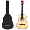 vidaXL Guitarra cl&aacute;ssica para iniciantes com saco 3/4 36"