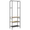 vidaXL Suporte para Roupas Carvalho Sonoma 60 x 30 x 171 cm