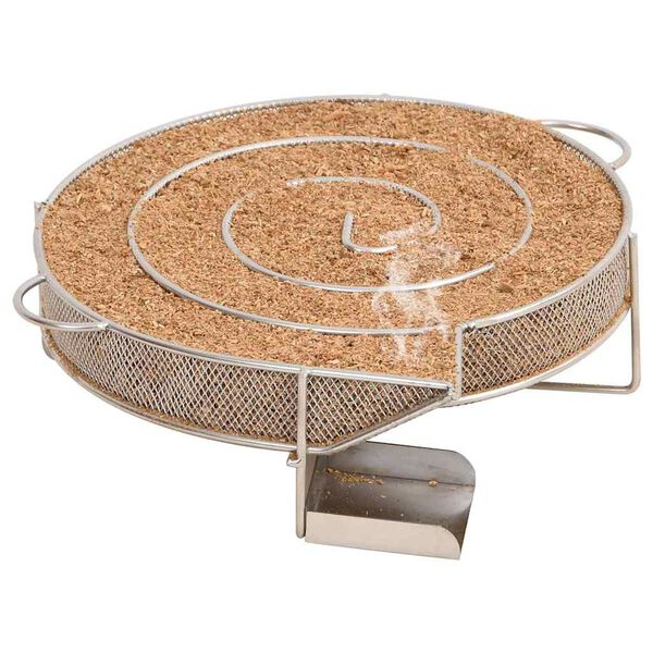 vidaXL Gerador de fumo frio redondo 19,5 cm a&ccedil;o inoxid&aacute;vel