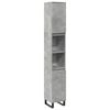 vidaXL Arm&aacute;rio WC 30x30x190 cm derivados de madeira cinzento cimento