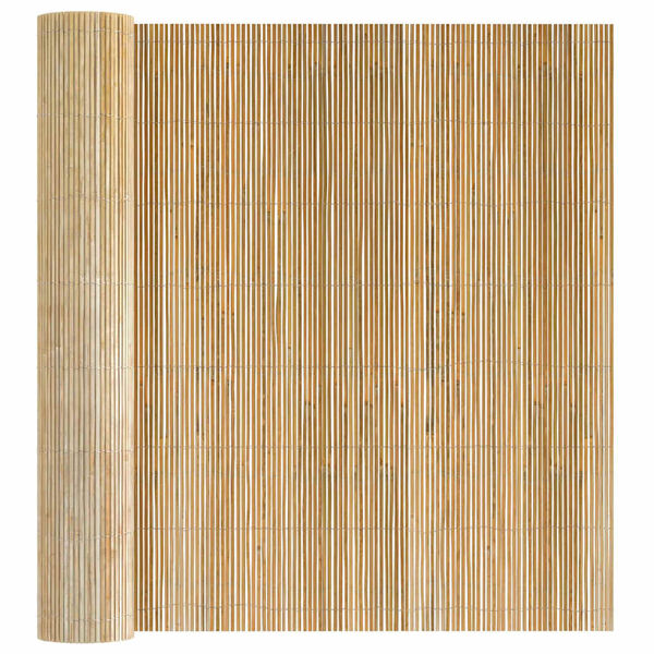 vidaXL Cerca de Bambu Natural 600 x 180 cm Bambu