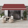 vidaXL Toldo retr&aacute;til autom&aacute;tico 400x350 cm bord&ocirc;