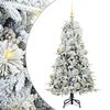 vidaXL &Aacute;rvore de Natal Articulada Artificial Branco 150 cm PE e PVC