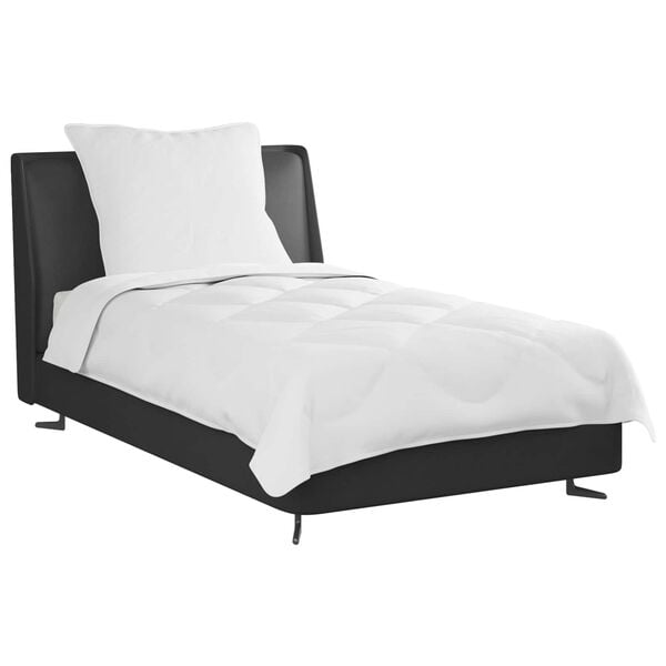 vidaXL Edred&atilde;o com travesseiro 2 pcs Branco Microfibra