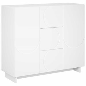 vidaXL Buffet Branco 85.5 x 31 x 75 cm Derivados de Madeira