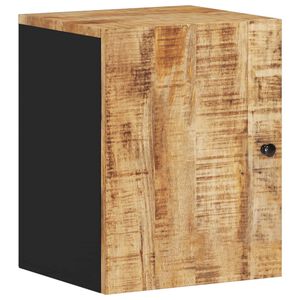 vidaXL Arm&aacute;rio de parede p/ casa de banho 38x33x48 cm mangueira maci&ccedil;a