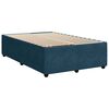vidaXL Cama boxspring com colch&atilde;o 120x200 cm veludo azul